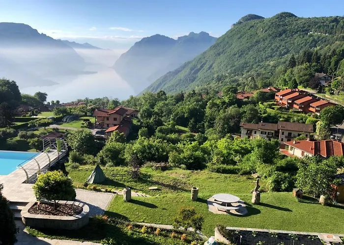 公寓 Bellagio View Rosabella With Swimming-pool 奇文纳